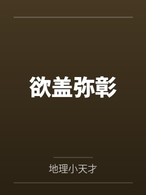 欲盖弥彰封面